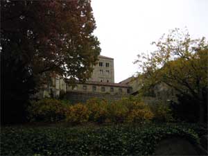 Cloisters from below